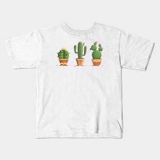 Cute Cactuses Kids T-Shirt